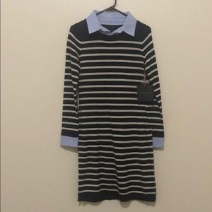 Cynthia Rowley Collared Sweater Dress